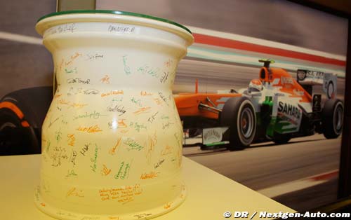 Cadeau pour Sutil pour son 100è GP