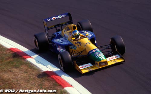 La Benetton B191 de Schumacher aux (…)