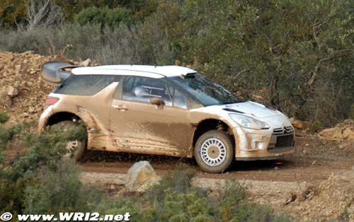 Premiers tests de la Citroën DS3 WRC