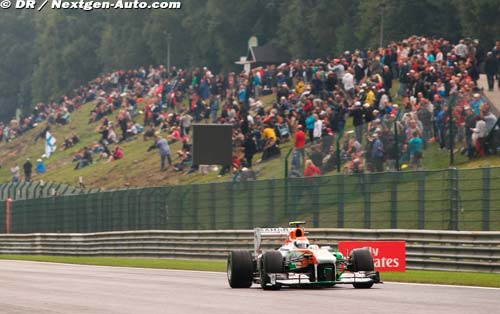 Adrian Sutil est déçu de sa performance