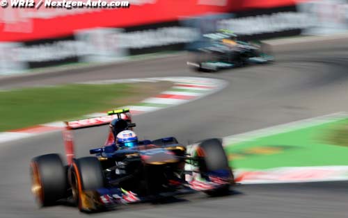 Les deux Toro Rosso en Q3