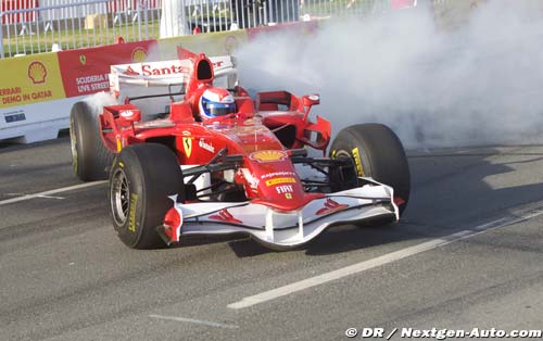 Ferrari en démonstration en Norvège