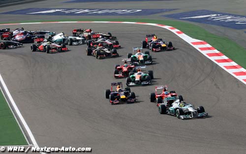 Le calendrier F1 de 2014 confirmé : (…)