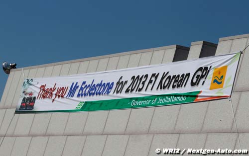 F1 in Korea for 'last time' -