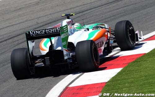 Force India perd de vue le top 5