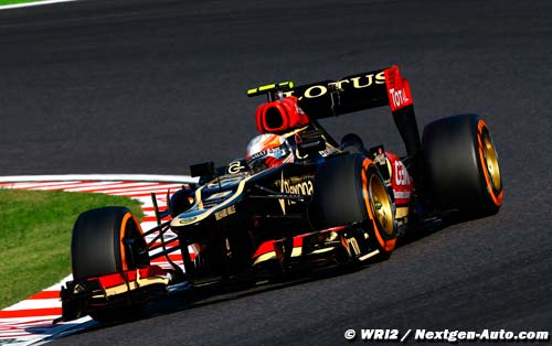 Grosjean, encore en tête chez Lotus en