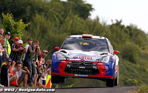 WRC 2 : Kubica en tête à la mi-journée