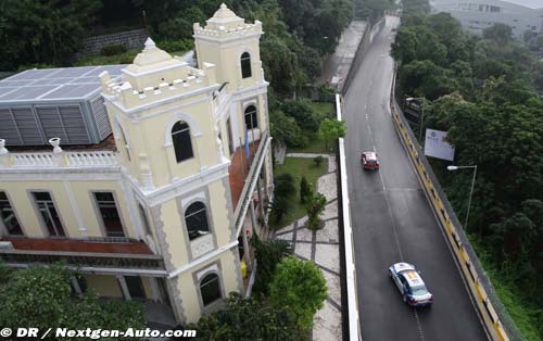 A record field of 34 cars at Macau