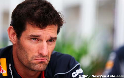 Webber ne veut pas voir ses performances