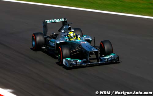 Rosberg est content pour Mercedes