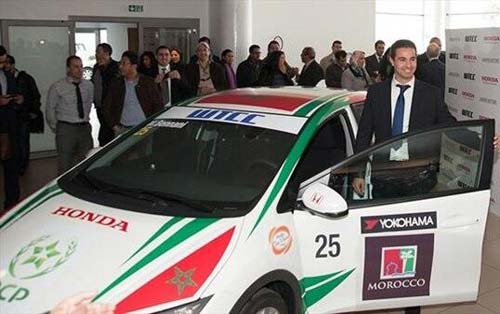 Bennani unveils his Honda's livery