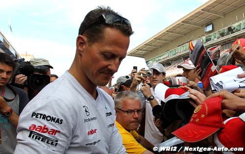 Schumacher in 'hour by hour'