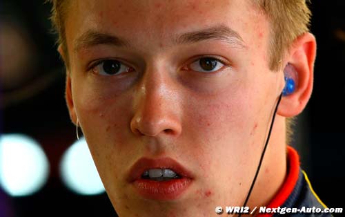 Kvyat se voit déjà en haut de l'aff