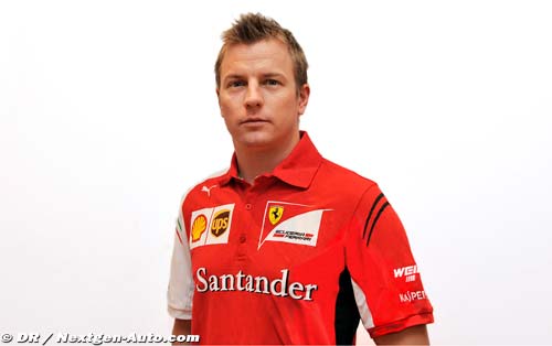 Raikkonen au travail dans le simulateur