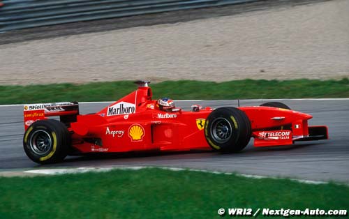 La Ferrari F300 de 1998 de Schumacher