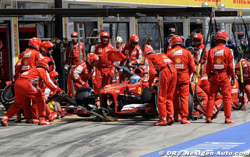 Ferrari had fastest pitstops in 2013 (…)