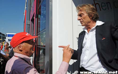 Niki Lauda back in Maranello (video)