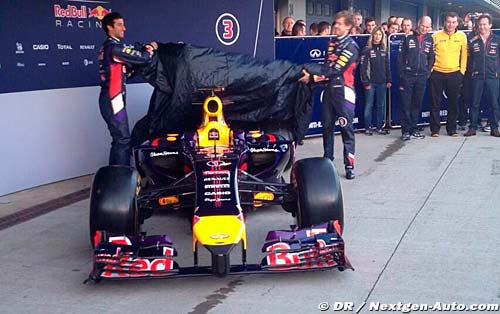 Red Bull's 2014 F1 car emerges