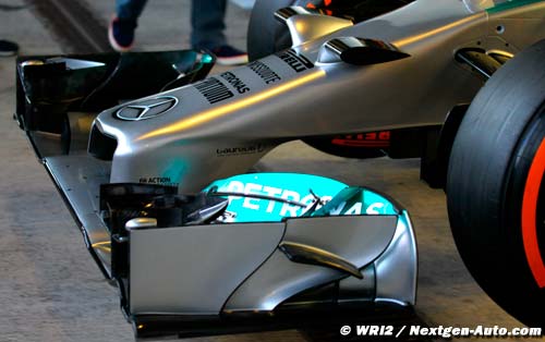 La Mercedes W05, une réponse élégante