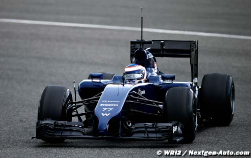 Jerez, Day 1: Williams test report