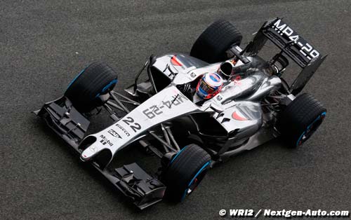 Button on top on day 2 in Jerez
