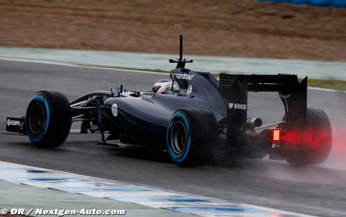 Jerez, Day 2: Williams test report