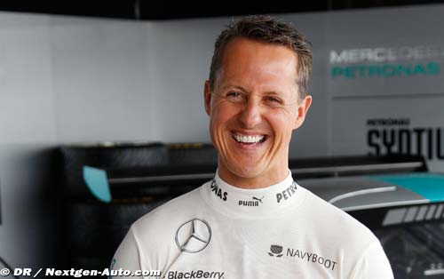 Schumacher en phase de réveil progressif