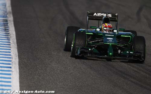 Encore peu de tours pour Caterham