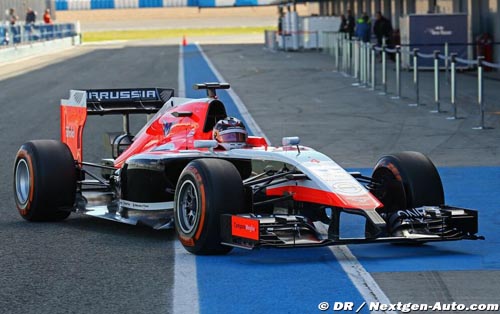 La nouvelle Marussia enfin en piste !