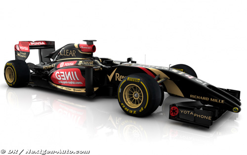 Lotus : la E22 sera en piste vendredi et