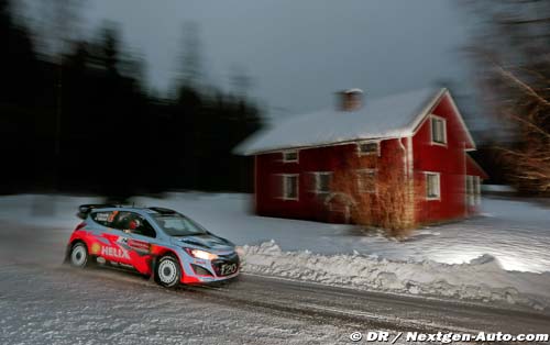 Hyundai termine le Rallye de Suède (…)