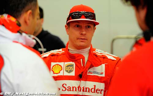 Raikkonen en visite à Maranello