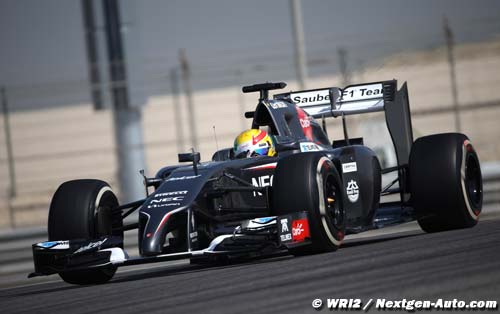 Bahrain I, Day 2: Sauber test report