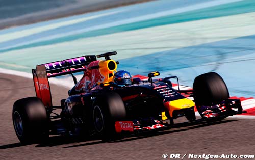 Vettel : Une journée (enfin) encouragean