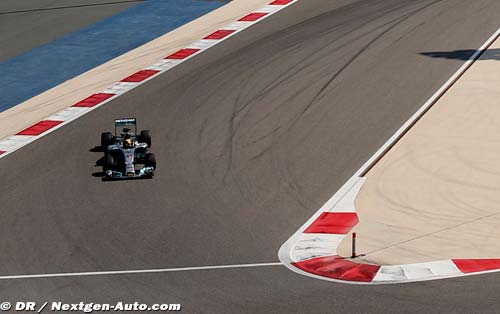 Hamilton fastest with Button just behind