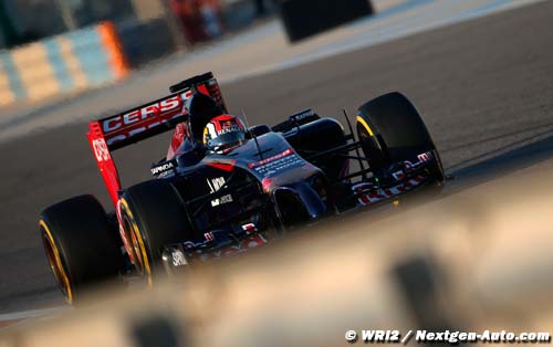 Toro Rosso in dark about 2014 car - Tost