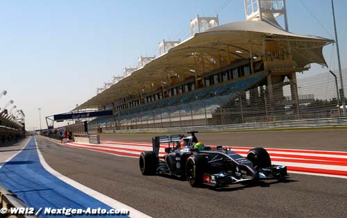 Bahrain II, Day 2: Sauber test report