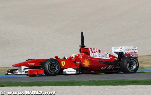 Massa au top à Valencia