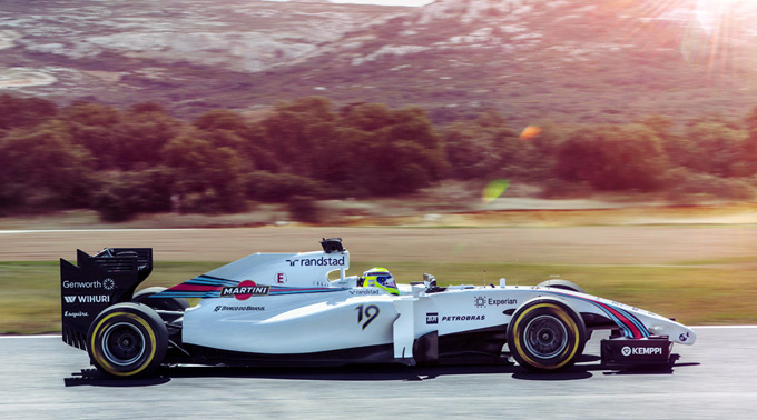 Williams unveils Martini livery