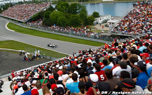 Dry Canadian GP likely on Sunday