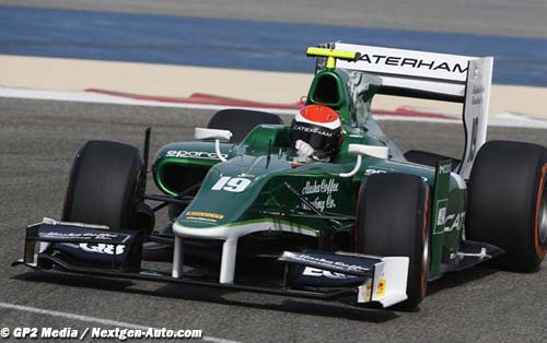 Alexander Rossi leads the way in Sakhir