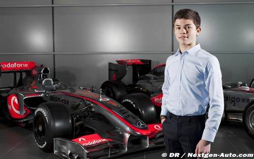 Nyck de Vries, jeune pilote McLaren,