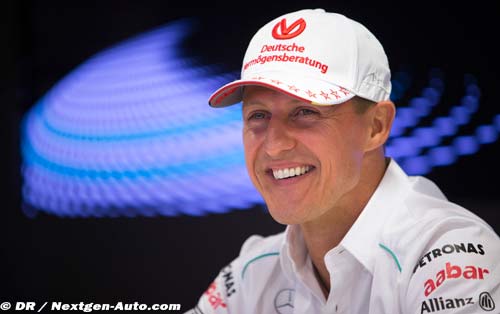 Schumacher starting to wake up - manager