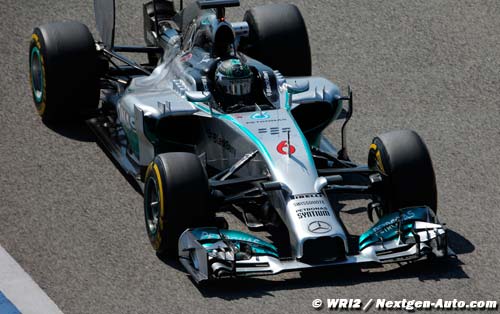 Rosberg nursing injured toe in Bahrain