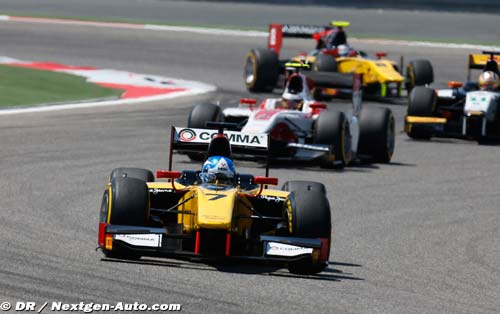 Palmer sprints to Sakhir victory
