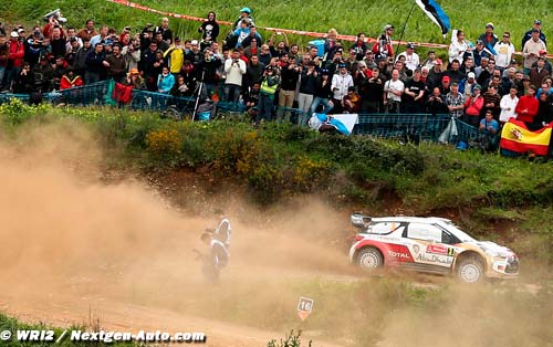 Kris Meeke flies the flag for Citroën