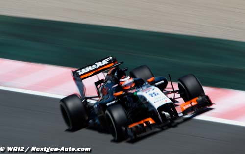 Les Force India aux portes de la Q3