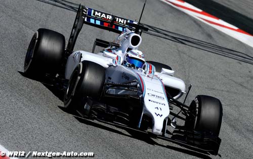 Susie Wolff en piste à Barcelone