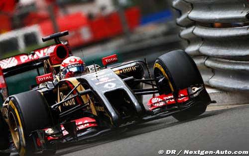 Les Lotus en difficulté à Monaco