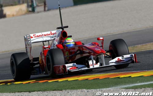 Massa remains unbeaten in testing